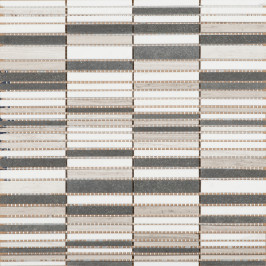 Mosaïque sur filet | 30.5x30.5 cm | Tilestone Luton Mix mosaique en pierre naturelle, carrelage mosaique, anthracite, carrelage sur filet, salle de bain, douche,